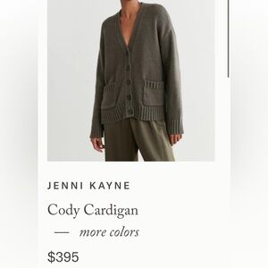 Jenni Kayne Cody Cardigan BNWT!! Never opened (in plastic!) Dusty Olive / Small